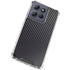 Black Carbon Fiber Specialty Texture Material Moto G Power 5G (2025) Clear Case